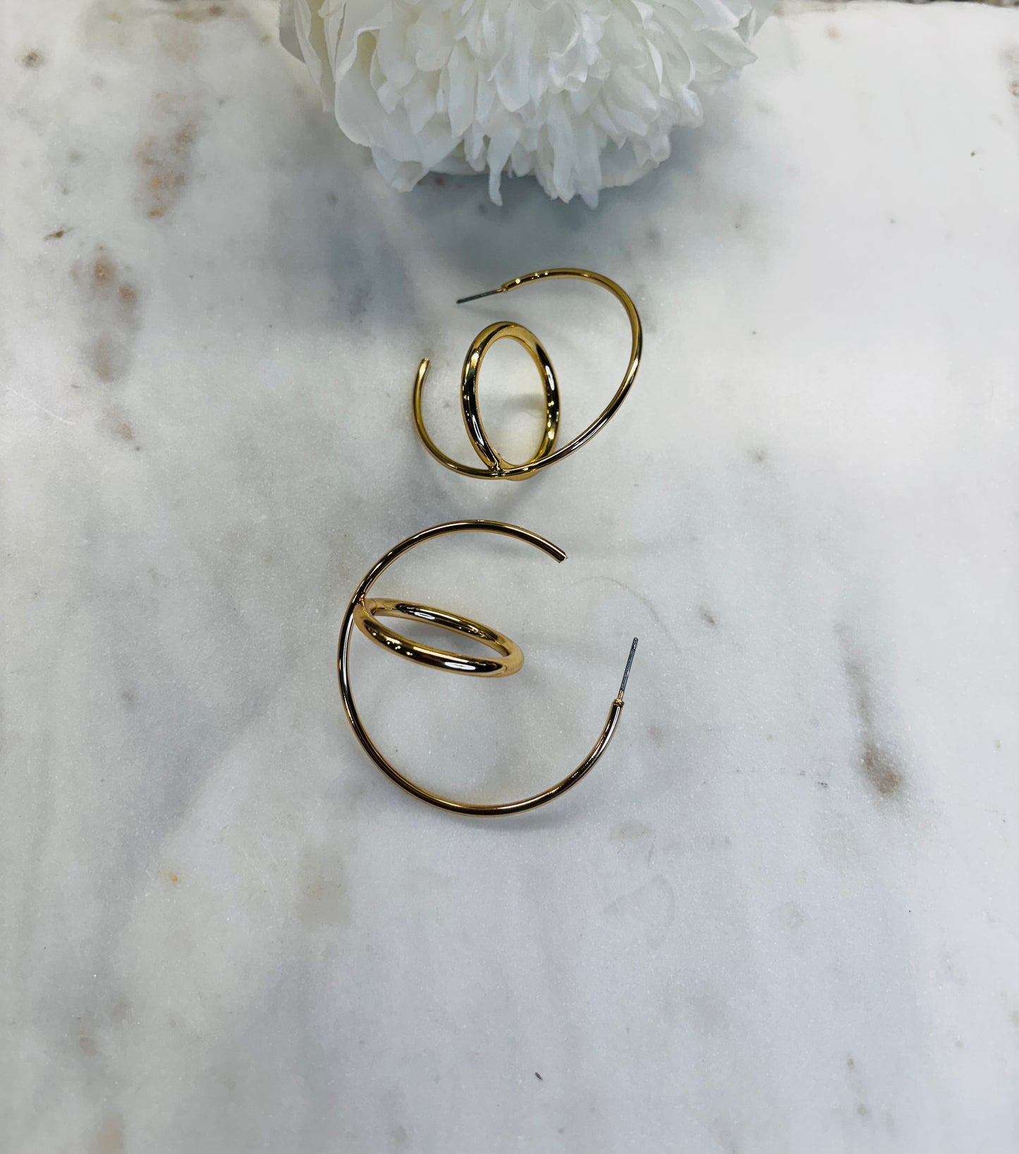 Full Circle Earrings - Gold