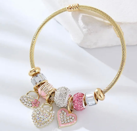 Bling Baby Bling Bracelets - Pink