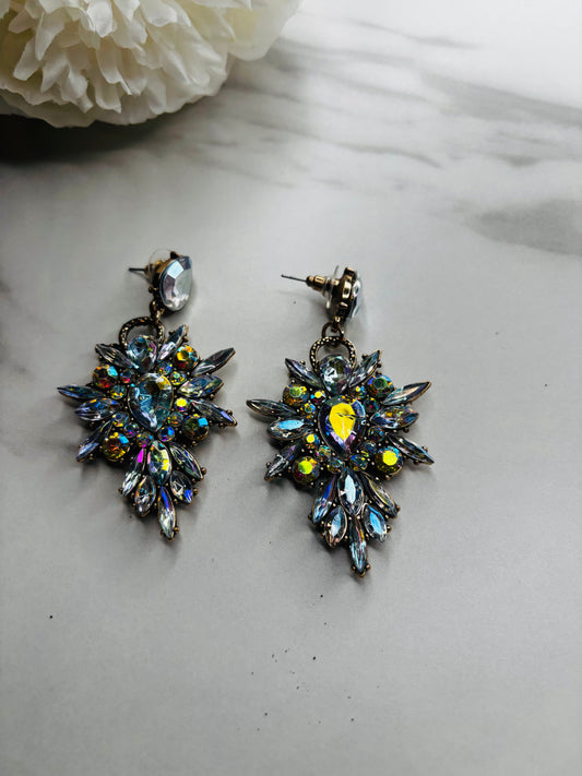 Glam Perfect Earrings - AB Bling