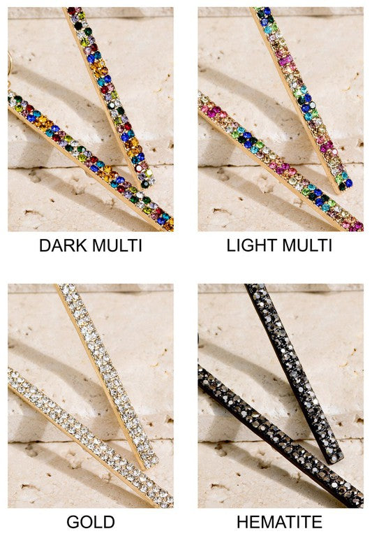 Grace Earrings - Dark Multi-Color