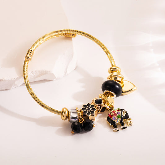 My Elephant Life Bracelet Gold
